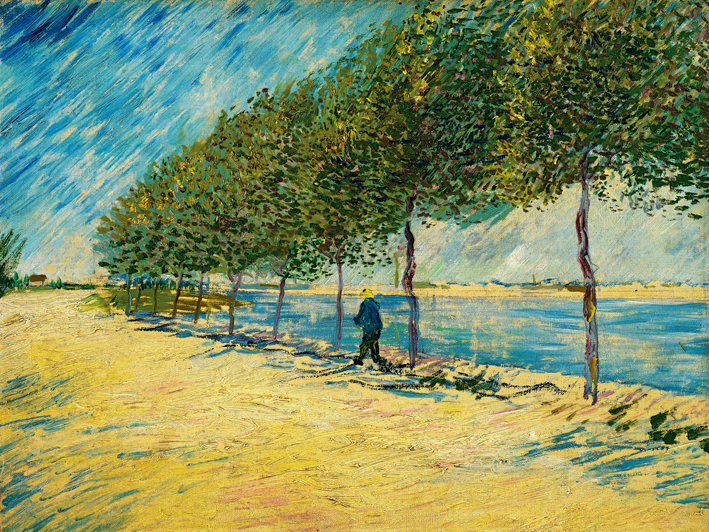  文森特·威廉·梵高  Vincent Willen Van Gogh ——塞纳河畔1887